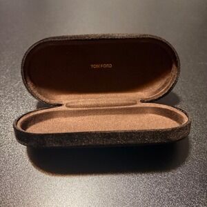 Tom Ford hard sunglasses case Velvet chocolate brown